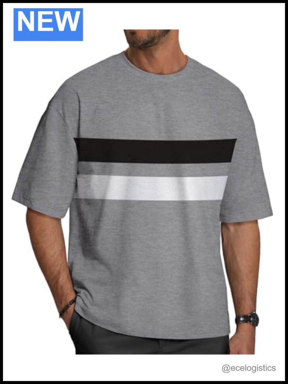 Oversized Crewneck Graphic Tee Short Sleeve Loose Fit Top Streetwear